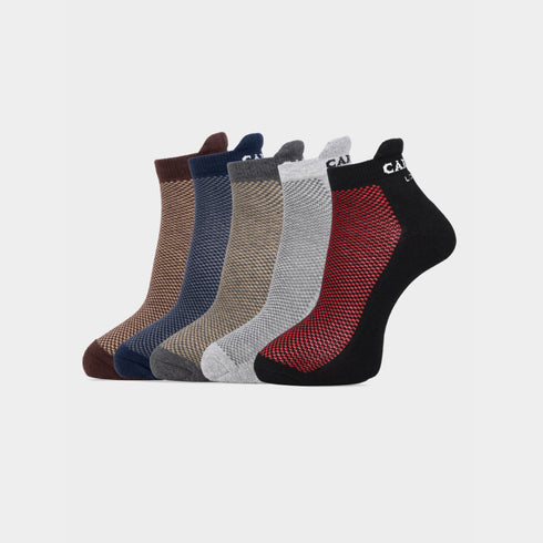 Carlton London Men'S Premium Cotton Low Cut Socks Pack Of 3
