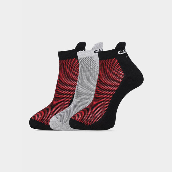 Carlton London Men'S Premium Cotton Low Cut Socks Pack Of 3