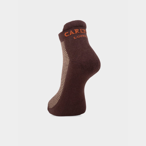 Carlton London Men'S Premium Cotton Low Cut Socks Pack Of 3