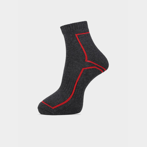Carlton London Men'S Premium Cotton Ankle Length With Cushioned Sole Socks Pack Of 3