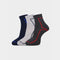 Carlton London Men'S Premium Cotton Ankle Length With Cushioned Sole Socks Pack Of 3