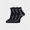 Carlton London Men'S Premium Cotton Ankle Length With Cushioned Sole Socks Pack Of 3