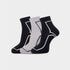 Carlton London Men'S Premium Cotton Ankle Length With Cushioned Sole Socks Pack Of 3