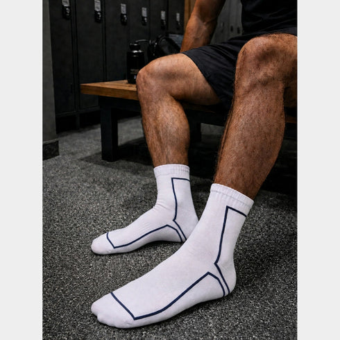 CARLTON LONDON Men's Premium Cotton Ankle length with Cushioned Sole Socks Pack of 3