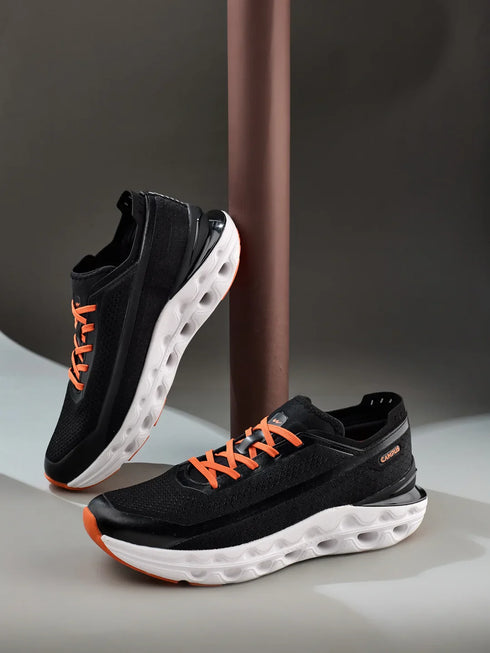 COIL PRO Black Men's Running Shoes
