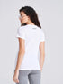 Women's White Solid Round Neck T-Shirt