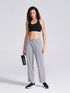 Women's Grey Regular Fit Track Pants