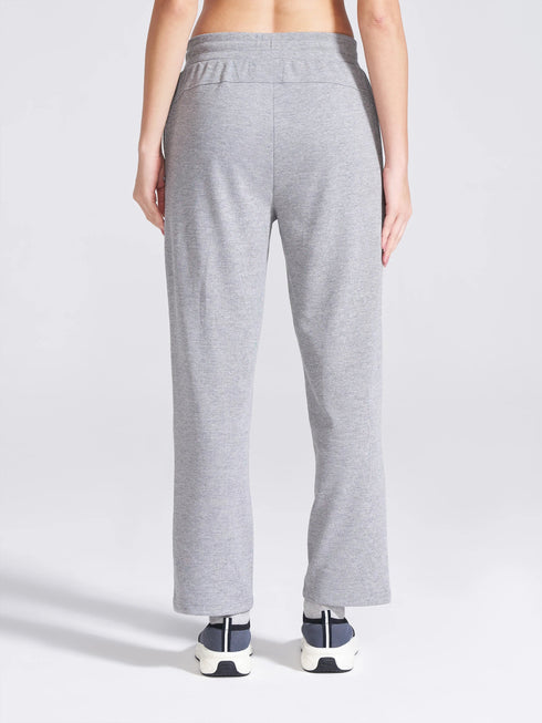 Women's Grey Regular Fit Track Pants