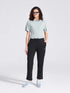 Women's Black Regular Fit Track Pants