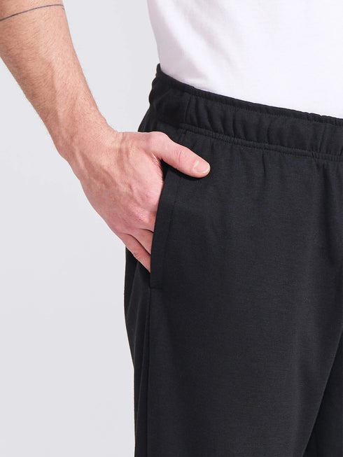 Men's Black Regular Fit Track Pants