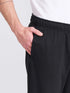 Men's Black Regular Fit Track Pants