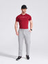 Men's Grey Regular Fit Track Pants