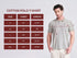 Men's Olive Self Design Polo Collar T-Shirt