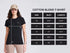 Women's Black Solid Round Neck T-Shirt
