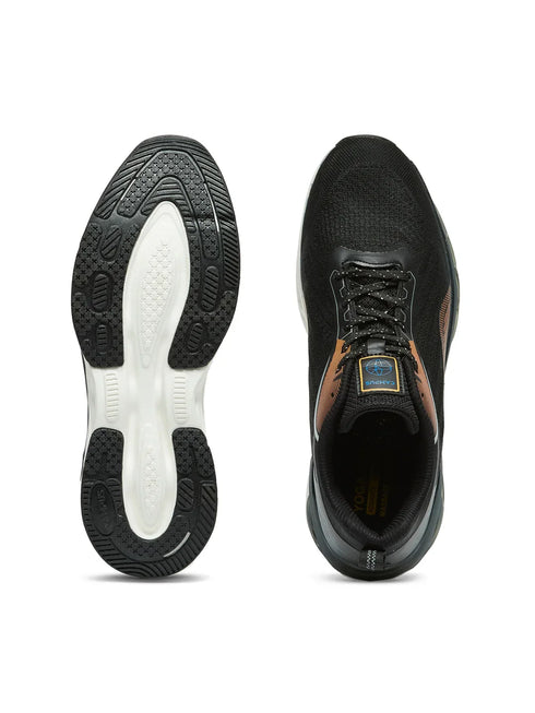 CRASH Black Men's Running Shoes
