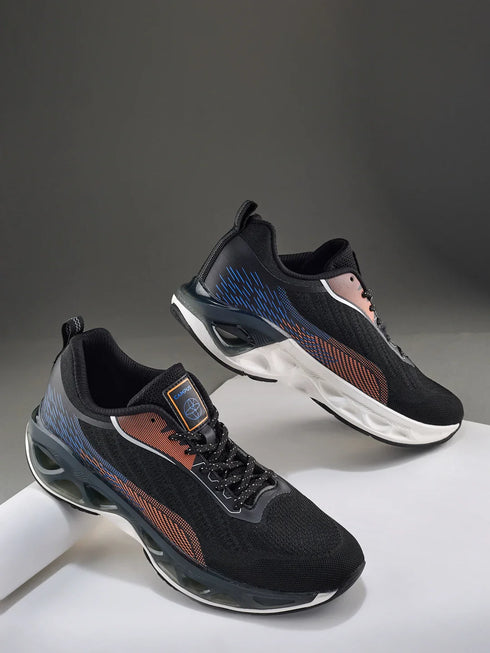 CRASH Black Men's Running Shoes