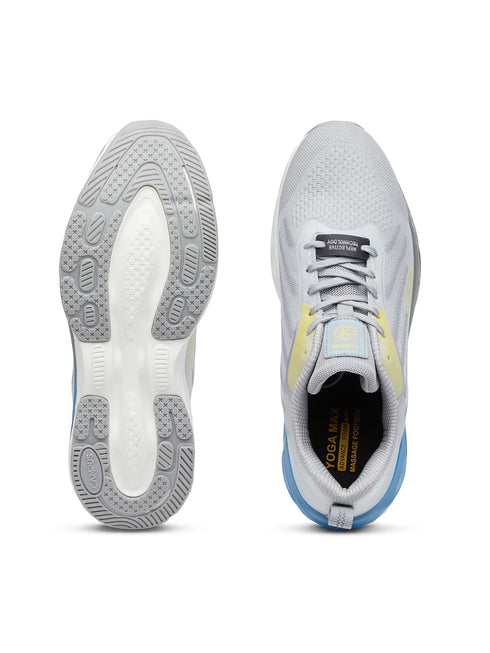CRASH Grey Men's Running Shoes