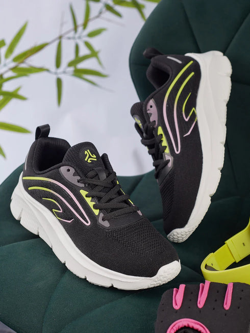 CREO Black Women's Running Shoes