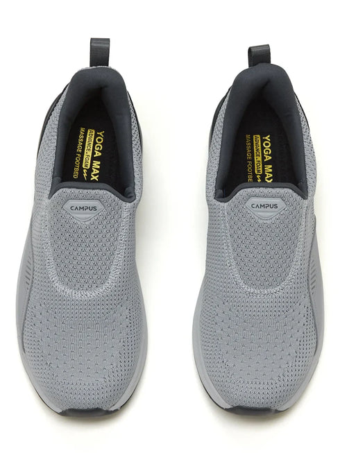 CROWD Grey Men's Walking Shoes