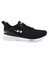 CRUNCH Black Men's Running Shoes