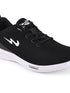 CRUNCH Black Men's Running Shoes
