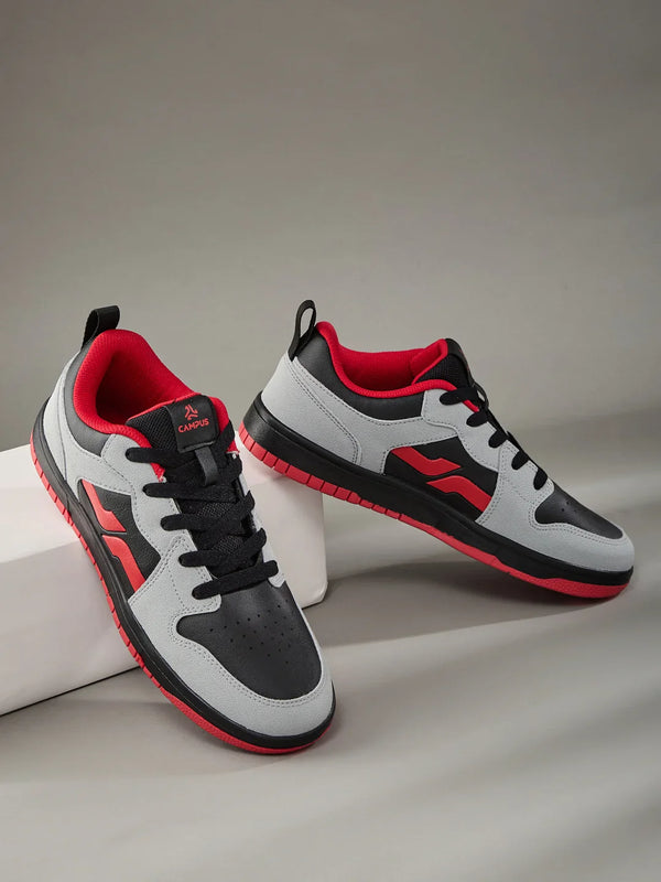 CRUVO Black Men's Sneakers