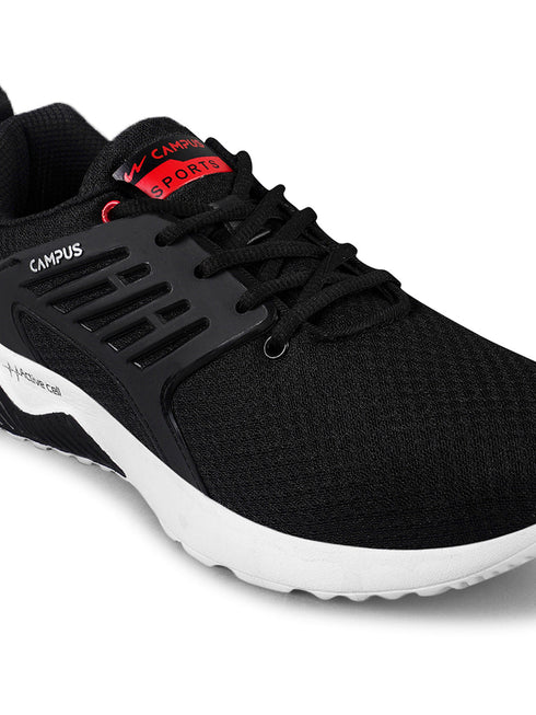 CRYSTA PRO Black Men's Running Shoes