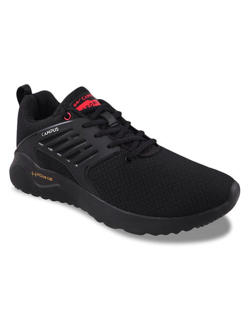 CRYSTA PRO Black Men's Running Shoes