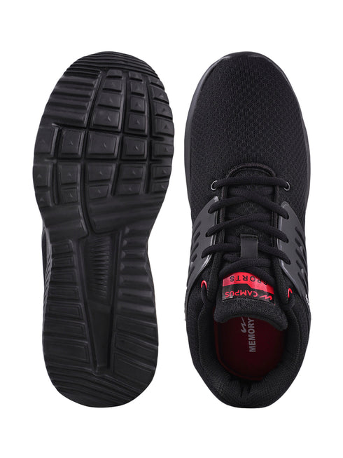 CRYSTA PRO Black Men's Running Shoes