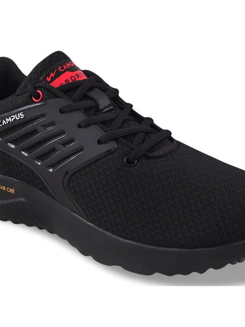 CRYSTA PRO Black Men's Running Shoes