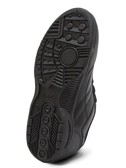 CS-26101C Black Child School Shoes