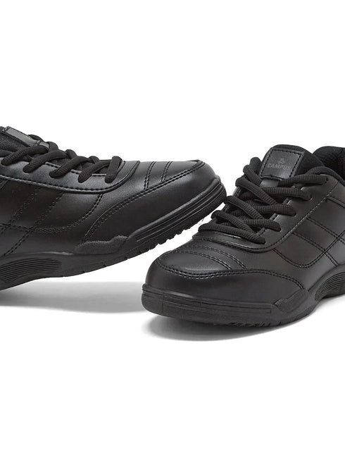 CS-26101C Black Child School Shoes