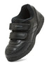 CS-26101V Black Kids School Shoes