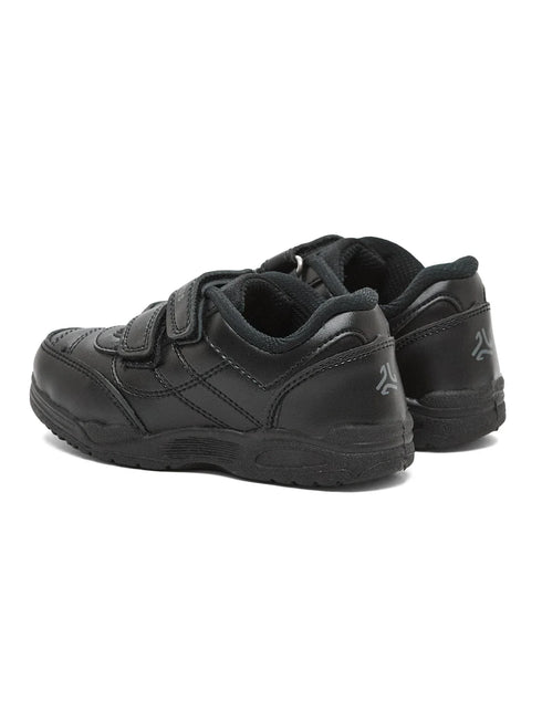 CS-26101V Black Kids School Shoes