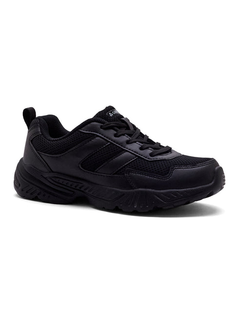 CS-26105C Black Child School Shoes