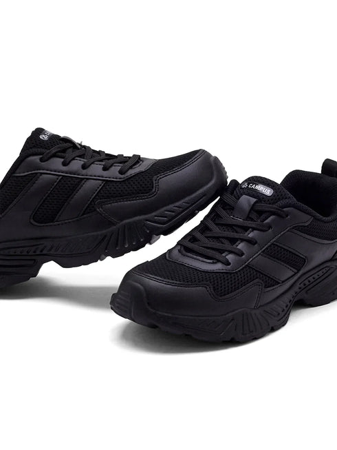 CS-26105C Black Child School Shoes