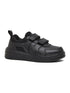 CS-26106V Black Kids School Shoes