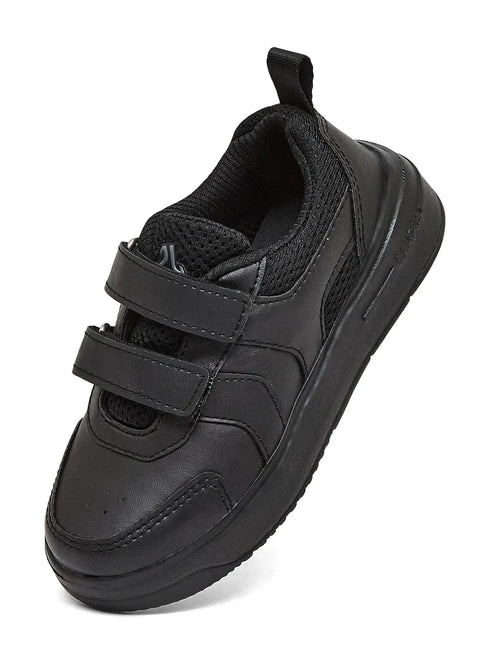 CS-26106V Black Kids School Shoes