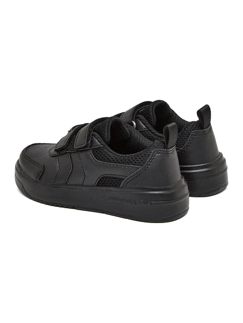 CS-26106V Black Kids School Shoes
