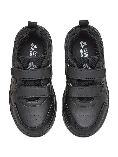 CS-26106V Black Kids School Shoes