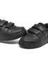 CS-26106V Black Kids School Shoes