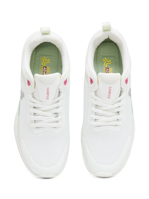 CYMBAL White Women's Running Shoes