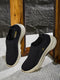 CYNOR Black Men's Walking Shoes