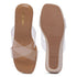 Casey Criss-Cross Transparent Wedge Sandals