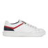 Women's White Lace-Up Casual Sneakers