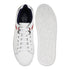 Women's White Lace-Up Casual Sneakers