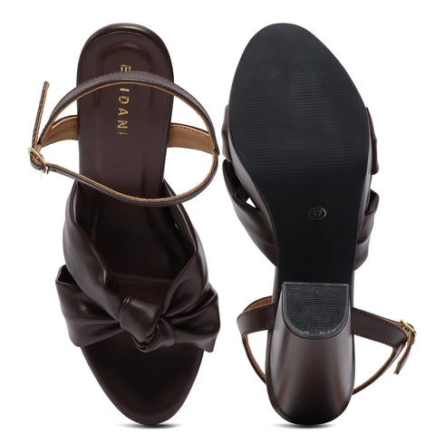 Cocoa Knot Platform Heels