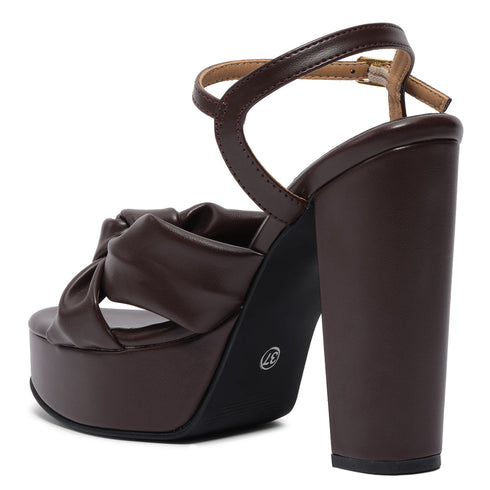 Cocoa Knot Platform Heels