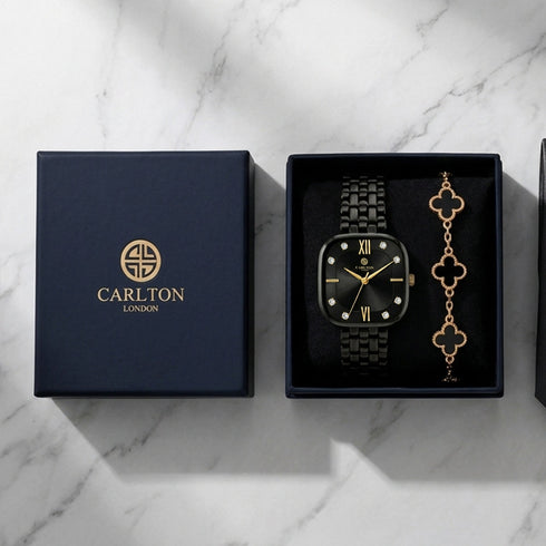Gift Set Women - Chelsea & Black Leaf Bracelet -CLPLG136