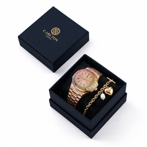 Gift Set Women - Grace & Heart Pearl Bracelet -CLPLG137